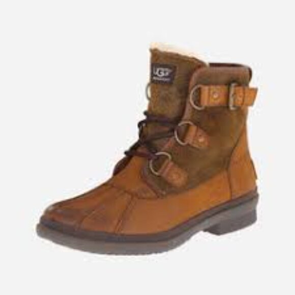 UGG | Waterproof Cecile Ankle Duck Boots - Picture 1 of 9